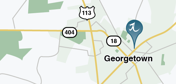 Aquila Georgetown Map